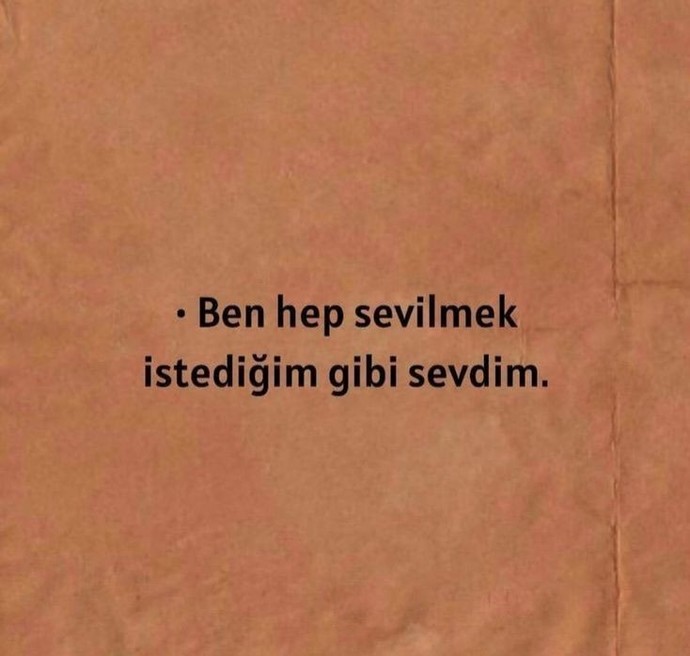 Siz nasıl seviyorsunuz?