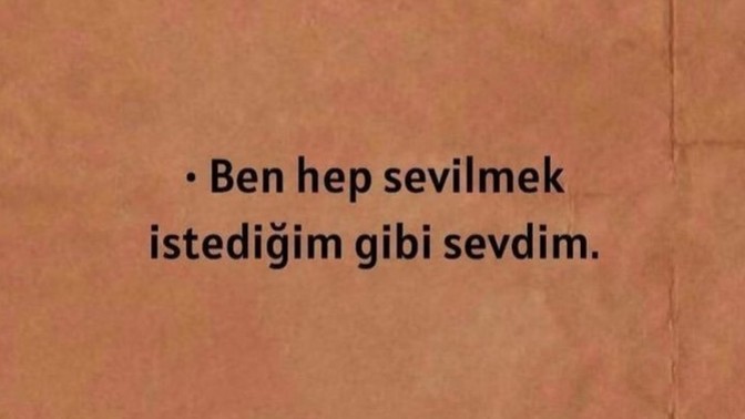 Siz nasıl seviyorsunuz?