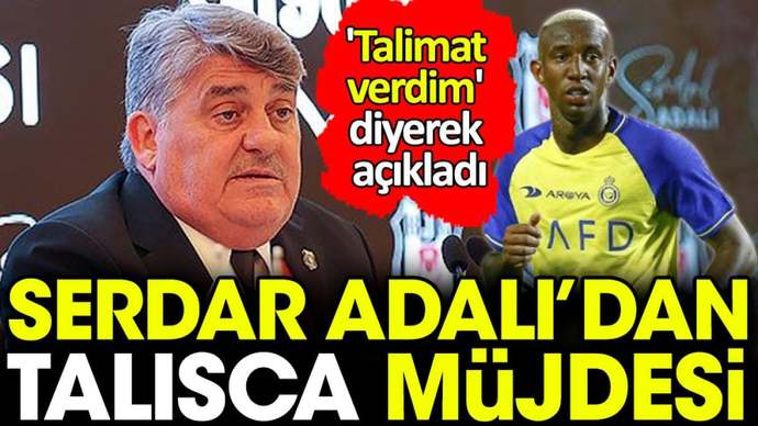 Beşiktaş başkan adayı Serdal Adalı, seçilirse Taliscayı getirme ve ara transfer döneminde 2 dünya yıldızı sözü verdi! Ne düşünüyorsunuz?