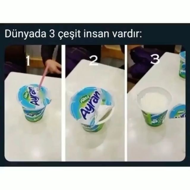 Ayranı kaç numaradaki gibi açıyorsunuz?