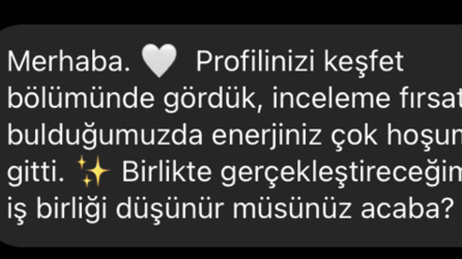 İlk defa iş birliği teklifi aldım, dolandırılır mıyım?