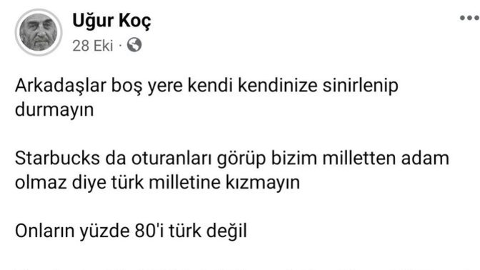Kocaeli'de Starbucks müşterilerinin kahvelerini döken, masalardan kaldırmaya çalışan şahıs açıklama yapmış! Ne düşünüyorsunuz?