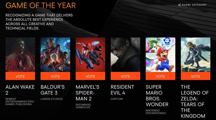 Game Awards 2023 Yılının En İyi Oyunu adaylarını açıkladı! Favorin hangisi?