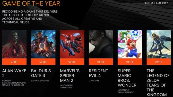 Game Awards "2023 Yılının En İyi Oyunu" adaylarını açıkladı! Favorin hangisi?