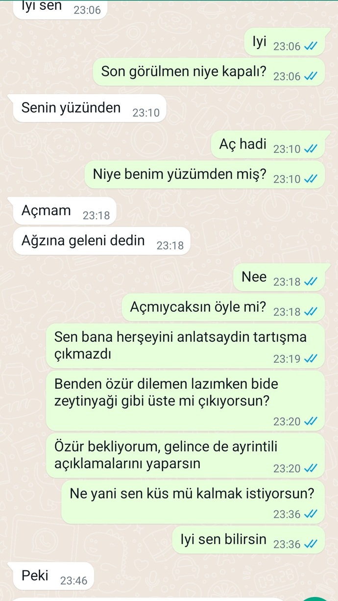 Sizce bu adama nasıl davranmalıyım?