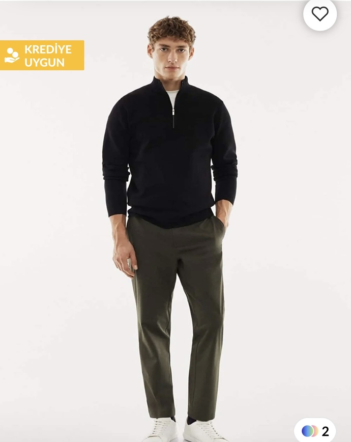 (Modelin boyu 190 ve M giymiş)