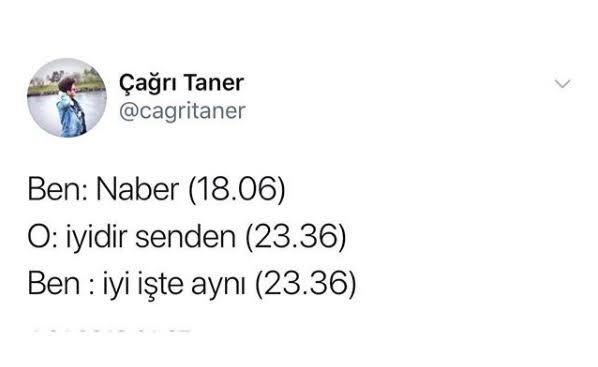 Attığınız mesaja anında dönen birisini cepte görür müsünüz?