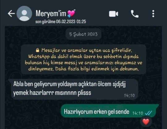 Ölen birinden aldığınız son mesaj neydi?