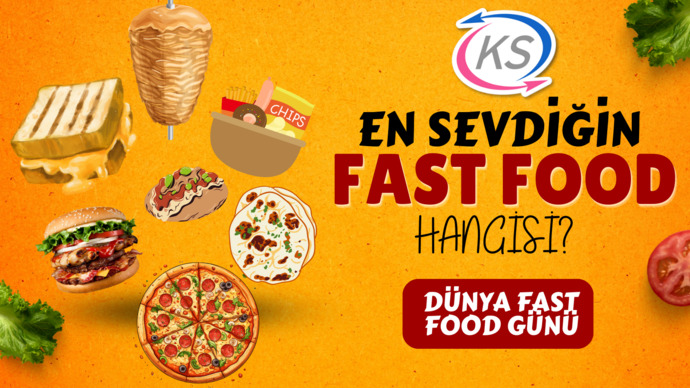 Bugün Dünya Fast Food Günü! En sevdiğiniz fast food yiyecek hangisi 🍔🍟?