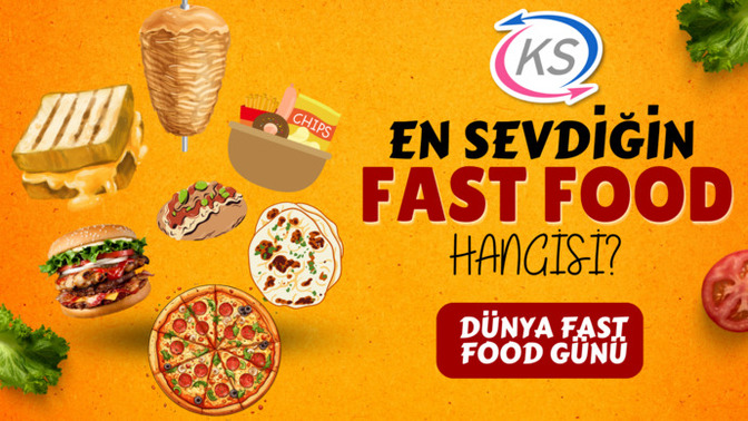 Bugün Dünya Fast Food Günü! En sevdiğiniz fast food yiyecek hangisi 🍔🍟?