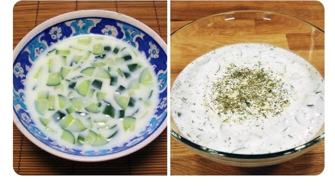Küp doğranmış salatalık cacık mı rendelenmiş salatalık cacık mı?