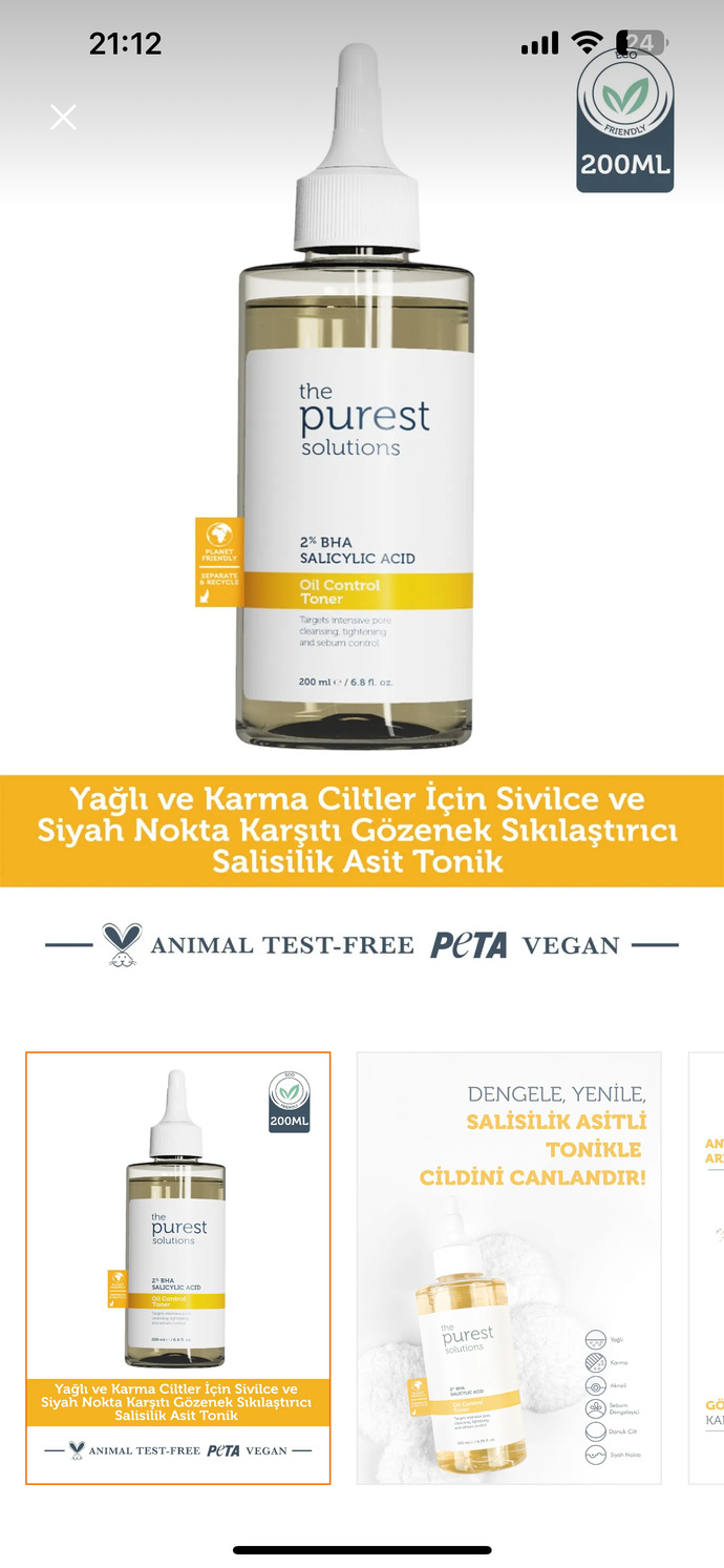 The Purest Solutions sıralaması nasıl olmalı?