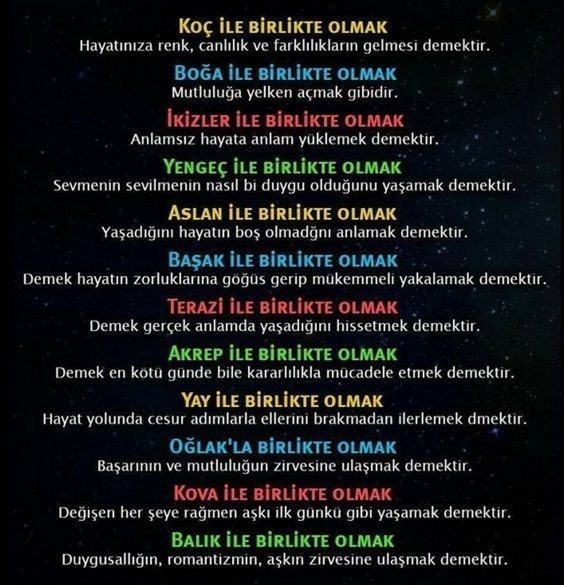 Hangi burç ile birlikte olursan seni neler bekler?