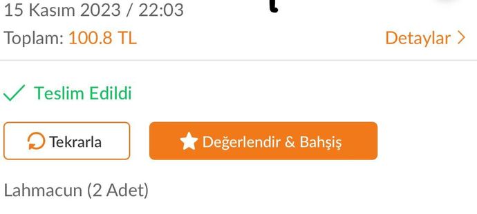 Bu yıl en çok sipariş verilen fast food ürünü %21’lik oran ile döner oldu. Siz en son hangi yemek siparişi verdiniz?