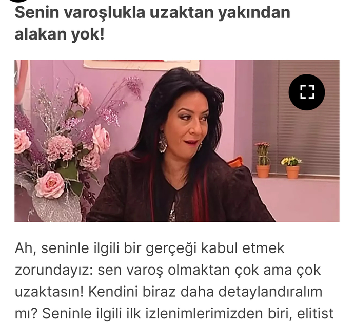 Ne kadar varoşsunuz?