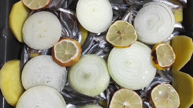Fırında hamsi yapacağım. Kuzularım nasıl görünüyor?