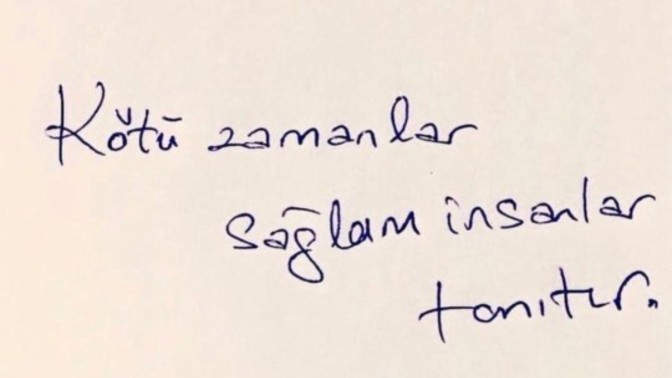 İnsanlara bir tavsiyeniz olsa ne olurdu?