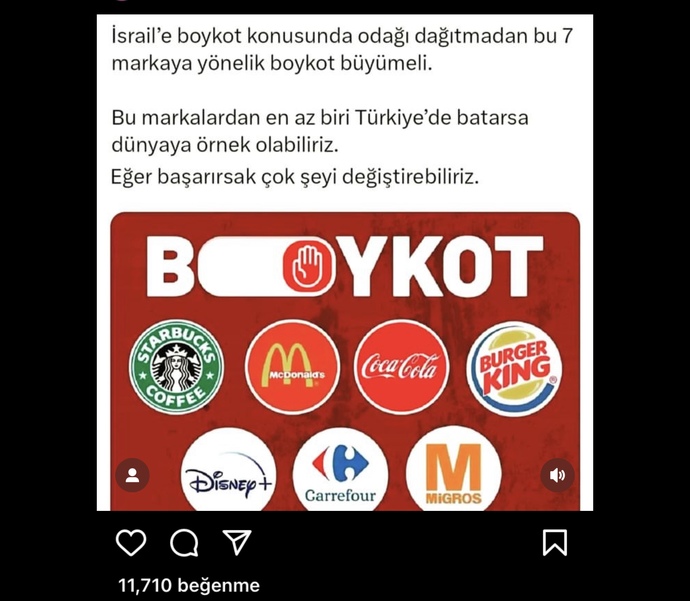 Boykotu müslüman olmasanızda insan olarak yapmalıyız?