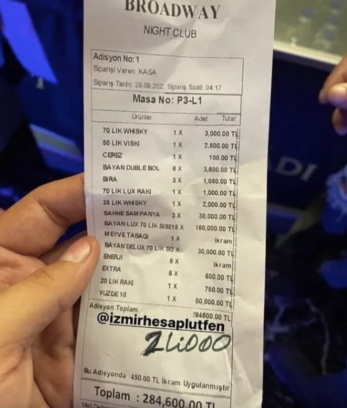 Bir mekanda en fazla ne kadar hesap ödediniz?