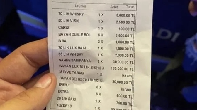Bir mekanda en fazla ne kadar hesap ödediniz?