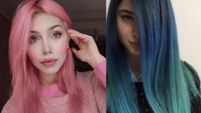Renkli saçlar çok güzel değil mi?