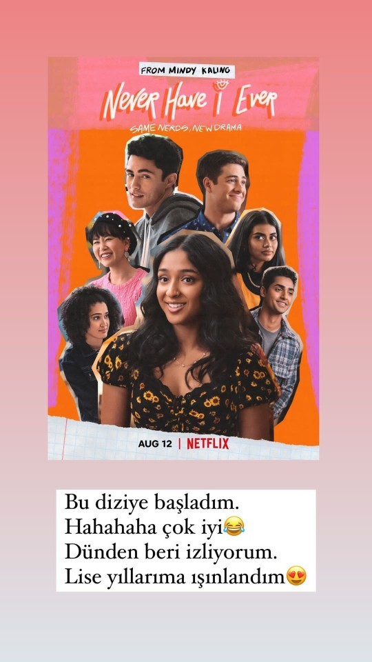 Sizi lise yıllarınıza ışınlayan bir film/dizi oldu mu?
