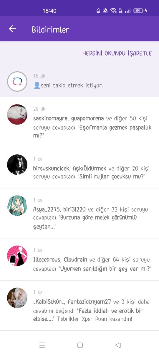 Telefonunuza en çok ne bildirimi geliyor?