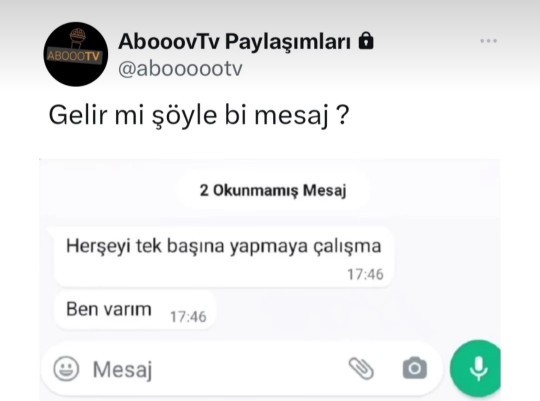 Böyle bir mesaj aldınız mı?