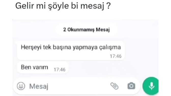 Böyle bir mesaj aldınız mı?