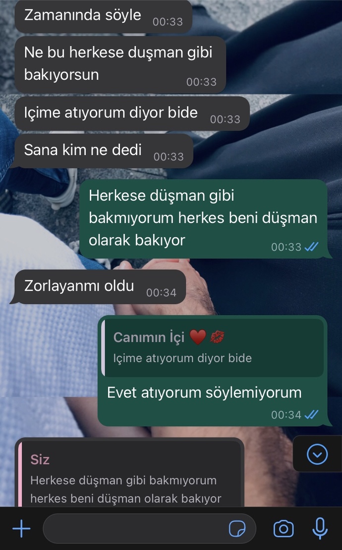Konuşmanın devamı da bu?