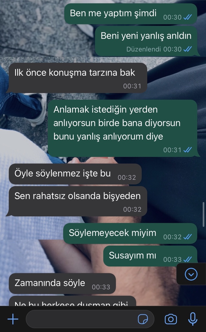 Konuşmanın devamı da bu?