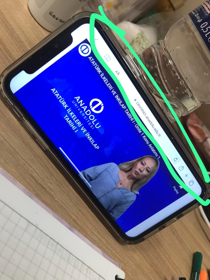 Safariden video izlerken bu neden oluyor nası kaldıracağım?