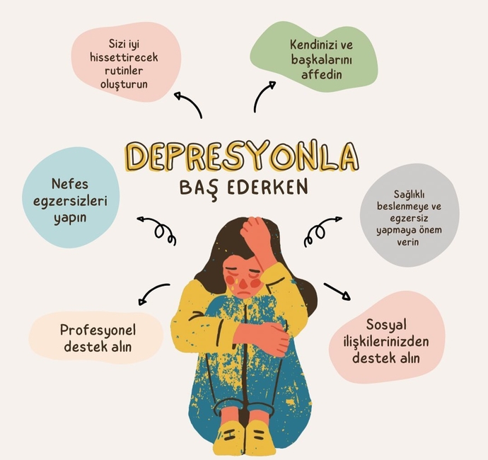 Depresyonla nasıl baş ediyorsunuz ve insanlara ne gibi tavsiyeler vermek istersiniz?