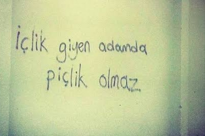 Sevgilinizin içlik giymesi sizin için kötü durum mu?