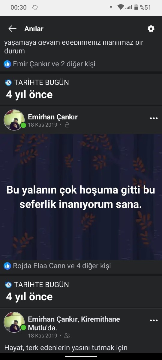 Hangi yalana kandin?