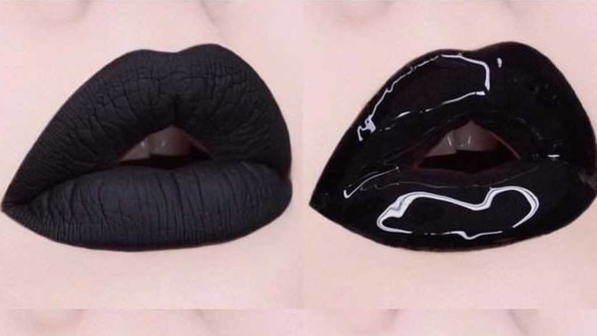Siyah rujda favori görüntünüz hangisi mat mı parlak mı😎🖤?