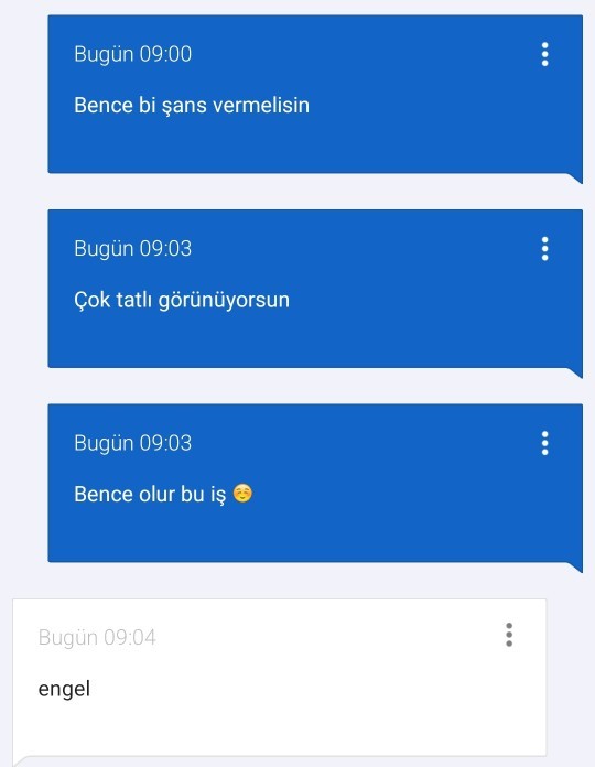 Neden engelledi anlamadım. Kötü bir şey mi demişim?