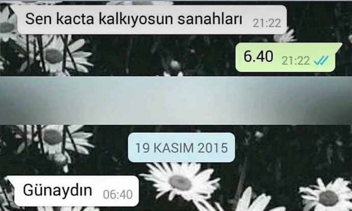 Bu soğuk kış gününde sevdiğinizden hangi mesajı alsanız içiniz ısınırdı?