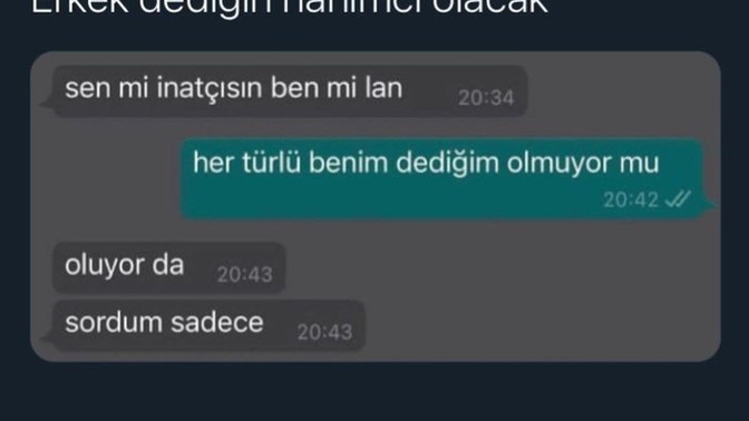 Erkek dediğin hanımcı mı olmalı?