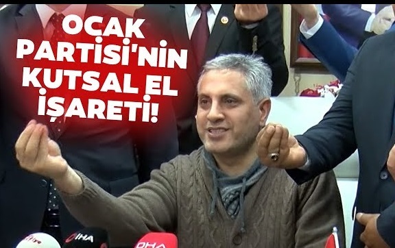 Ocak Partisinin kutsal el işareti sosyal medyada gündem oldu! Kutsal el işaretinin anlamını biliyor musunuz?