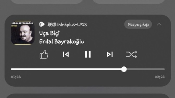 Şu an dinlediğiniz müziği paylaşabilir misiniz?