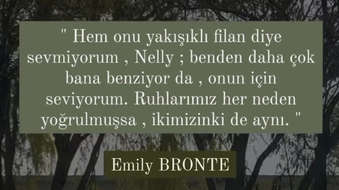 O’nu neden seviyorsun?