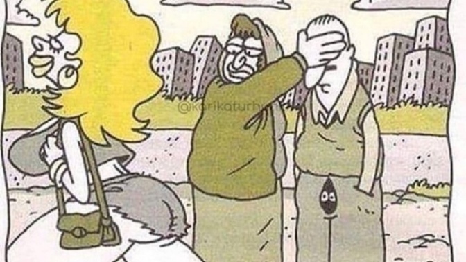 Sevgilinizin ya da  eşinizin yanınızda başkasına bakarken görseniz ne tepki verirdiniz?