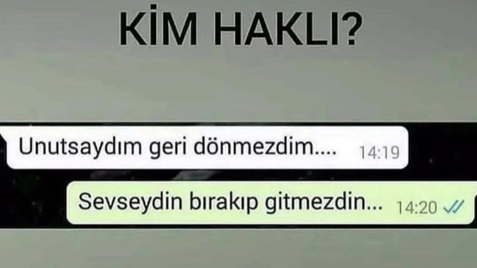 Sence kim haklı görsele baktığında 😄?