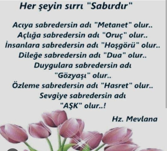 Sabırlı bir insan olduğunuzu düşünüyor musunuz?