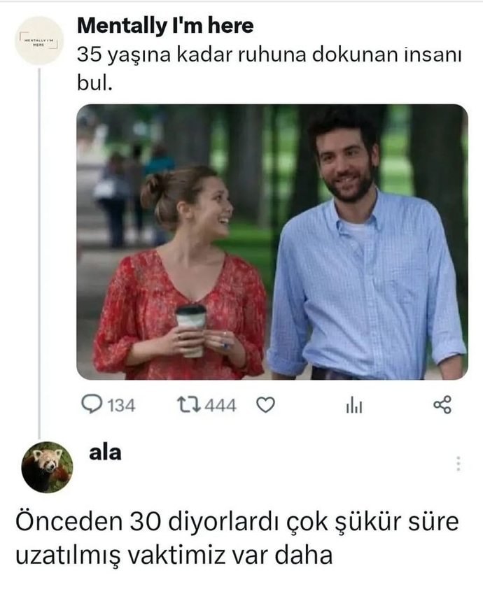 Neyse ki 35 e daha var Siz ne düşünüyorsunuz?