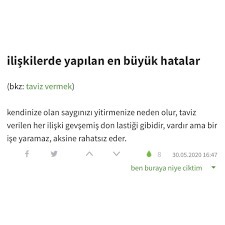 İkili ilişkiler adına yaptığın en büyük hata verdiğin en büyük taviz nedir?
