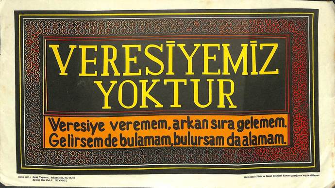 Esnafa veresiye borcun var mı?