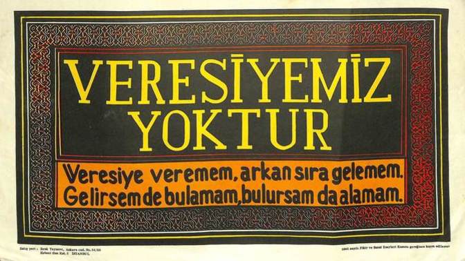 Esnafa veresiye borcun var mı?