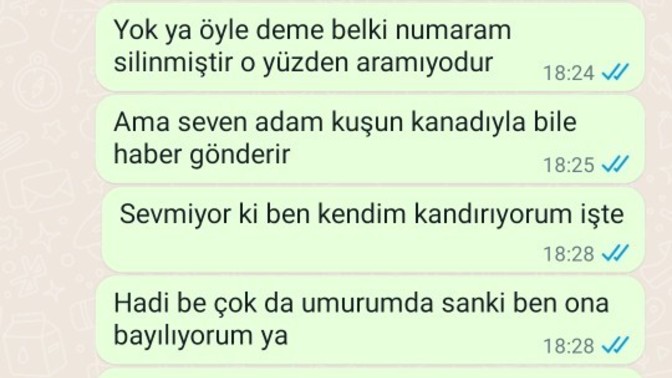 Sizde kendikendinize konuşuyormusunuz?